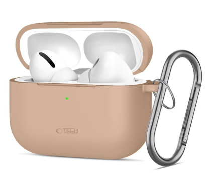 Pozostałe TECH-PROTECT Silicone Hook Do Apple Airpods Pro 3 Caffe Latte 5906302333158